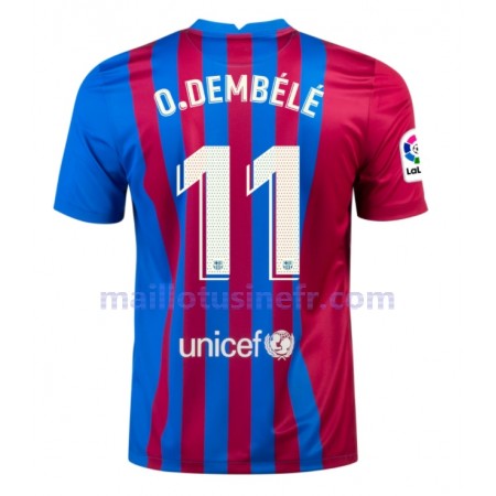 Maillot de Foot FC Barcelone Ousmane Dembele 11 Domicile 2021-22